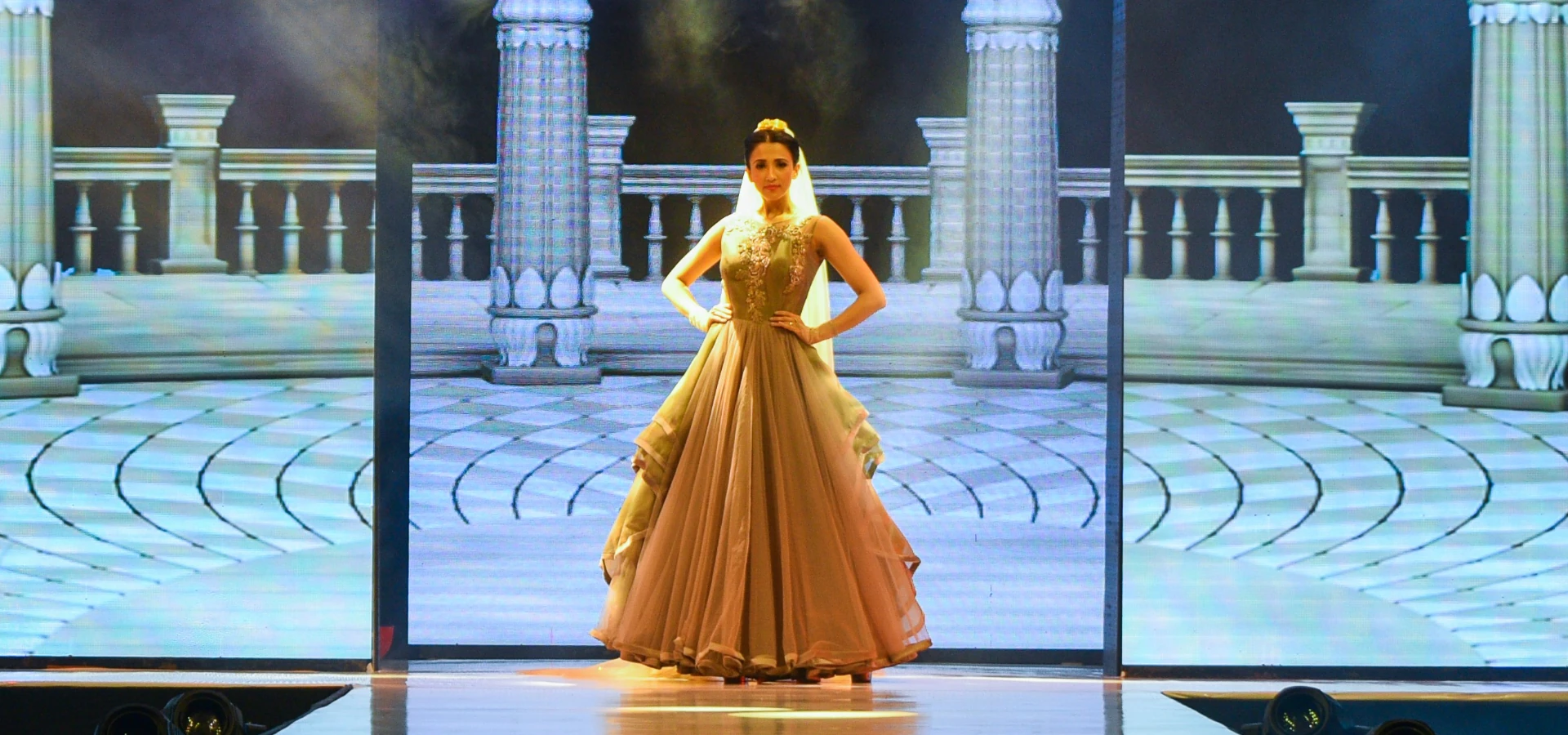 Ethnic Indian fashion week choreographed by India's top show director Utsav Dholakia